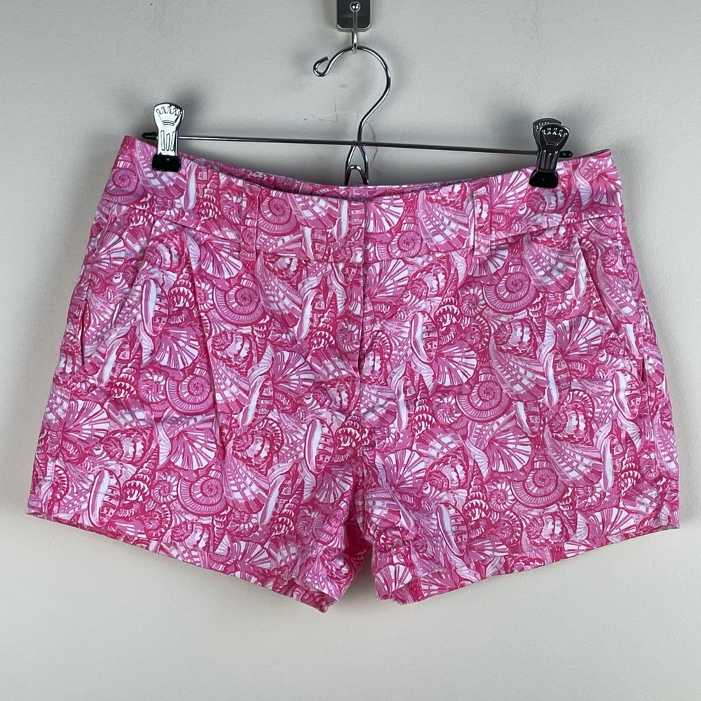 VINEYARD VINES Shells Allover Print Shorts PINK Seashells